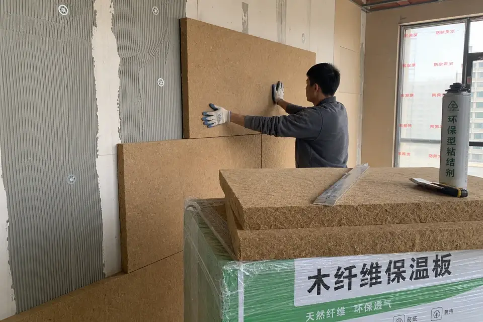 木纤维保温板实拍参考图